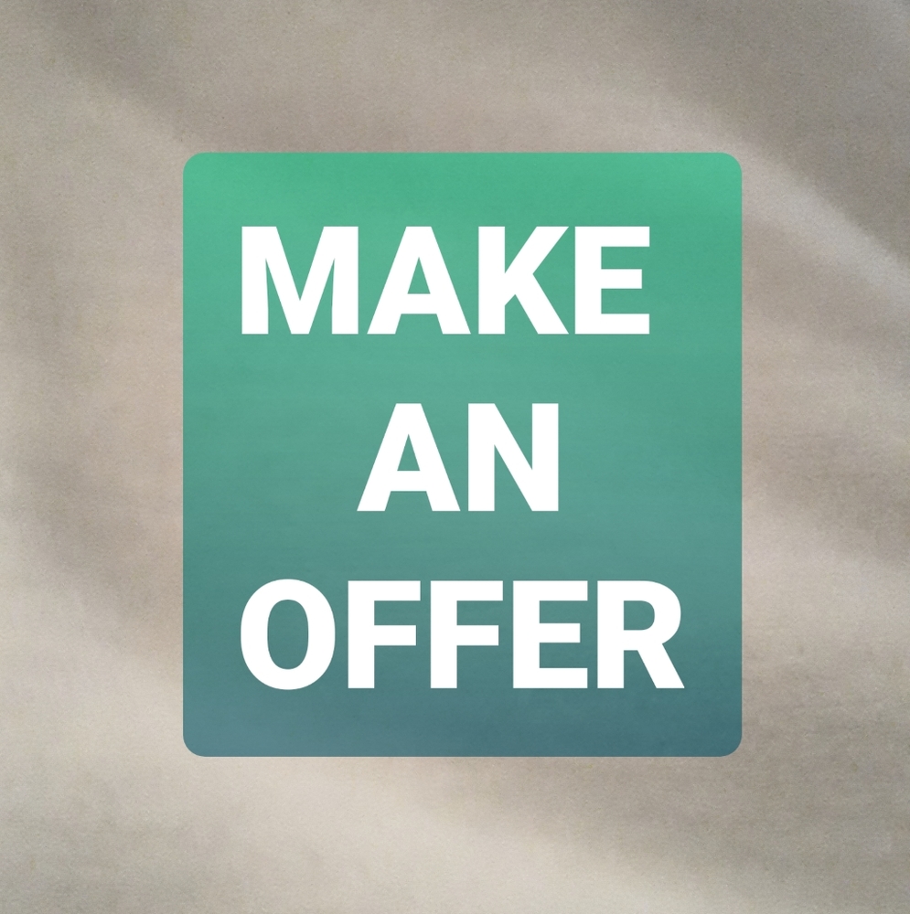 Accepting offers! Let's negotiate! :)